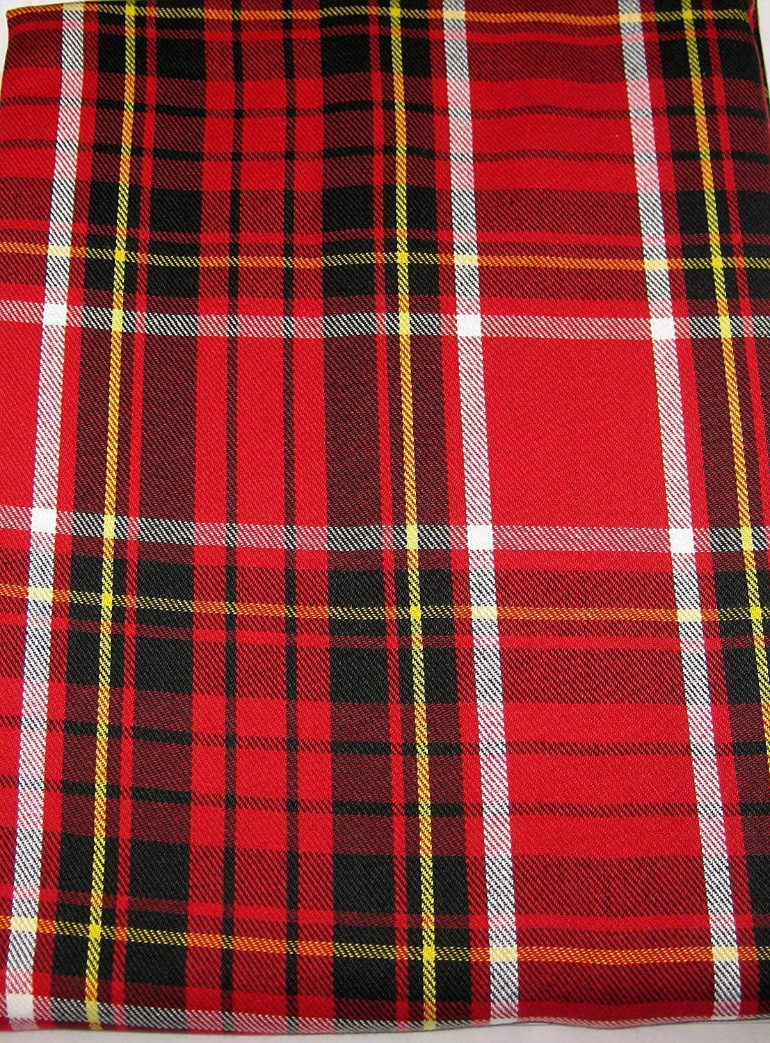 tartan plaid fabric cotton