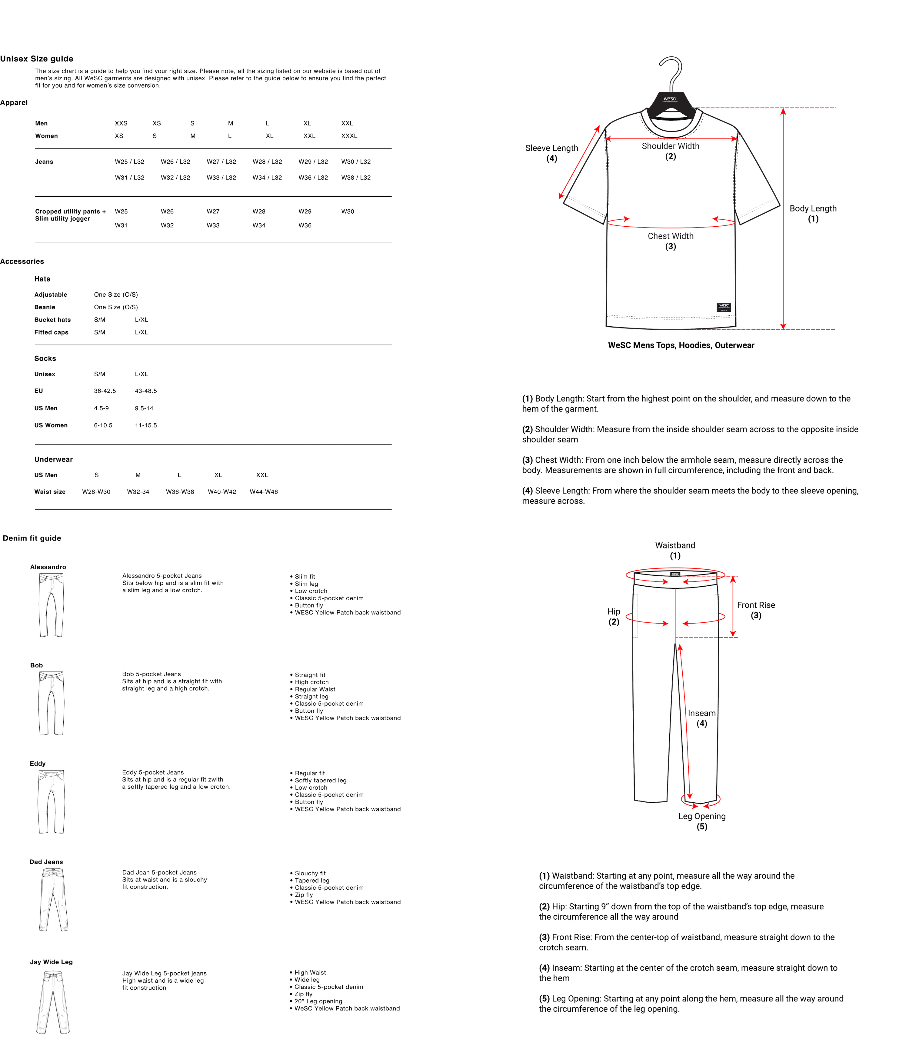 WeSC-size-guide