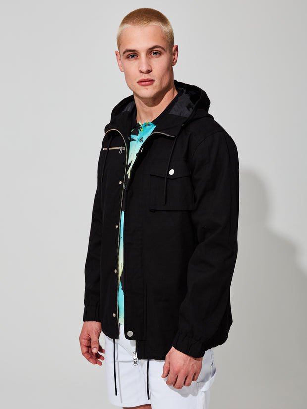 PACKABLE WINDBREAKER WARPED CHECKERBOARD AOP JACKET – WeSC