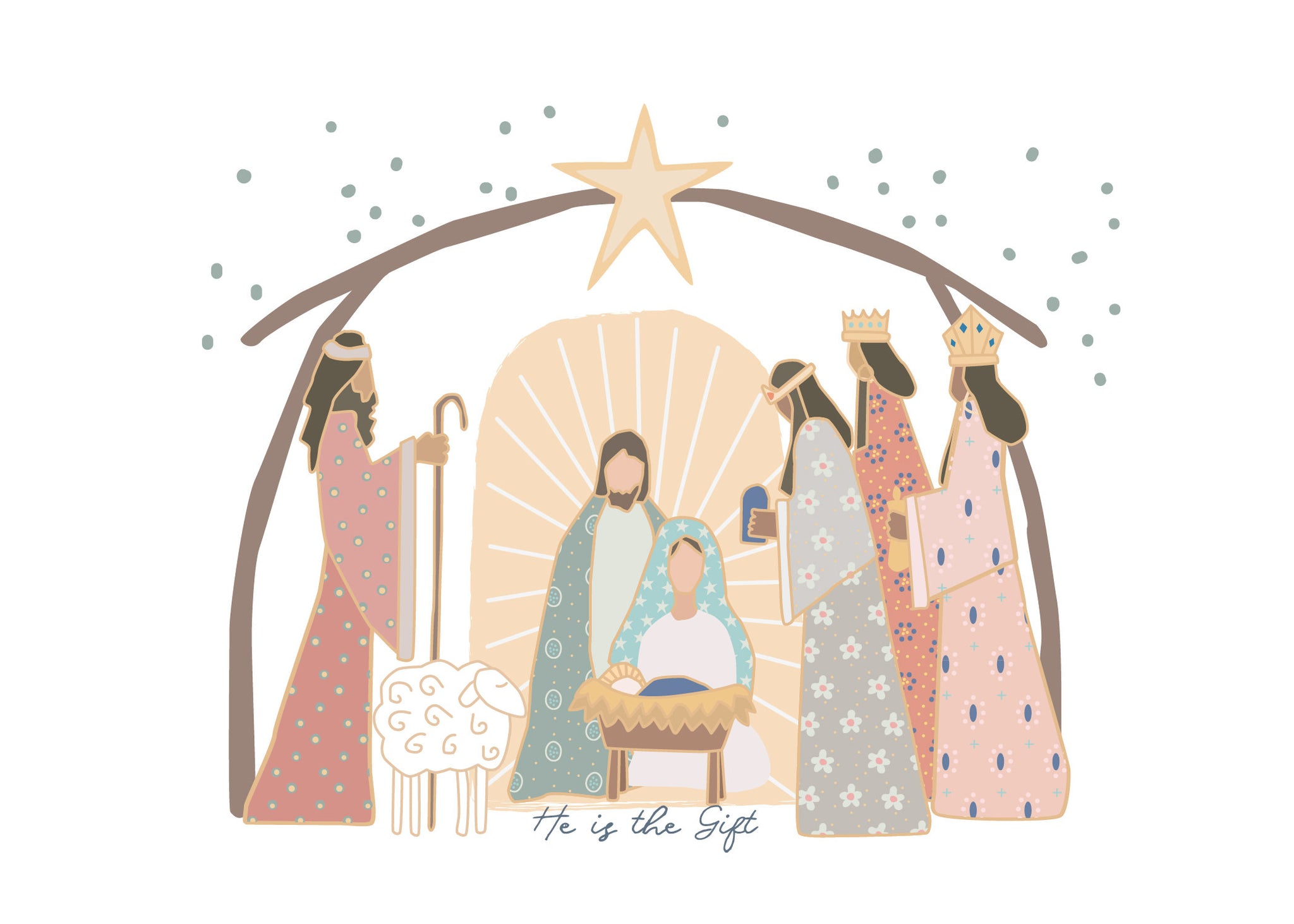 childrens nativity clipart