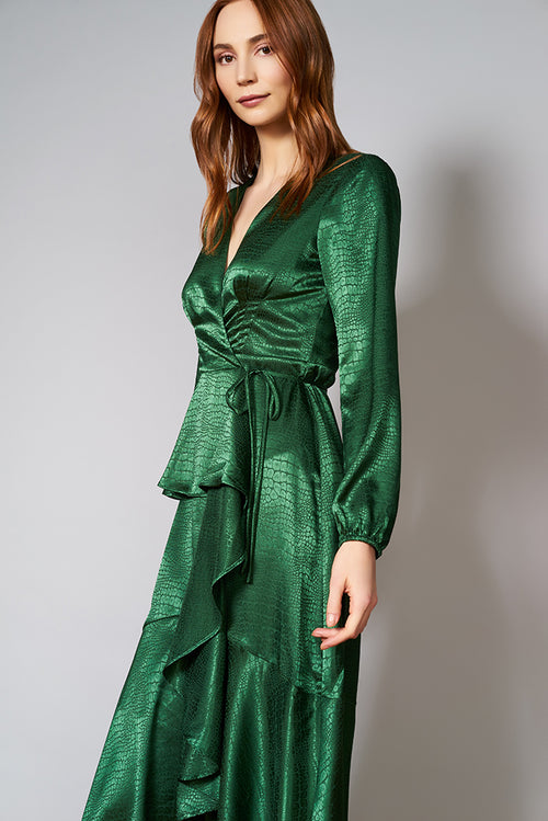 hutch green birdie gown