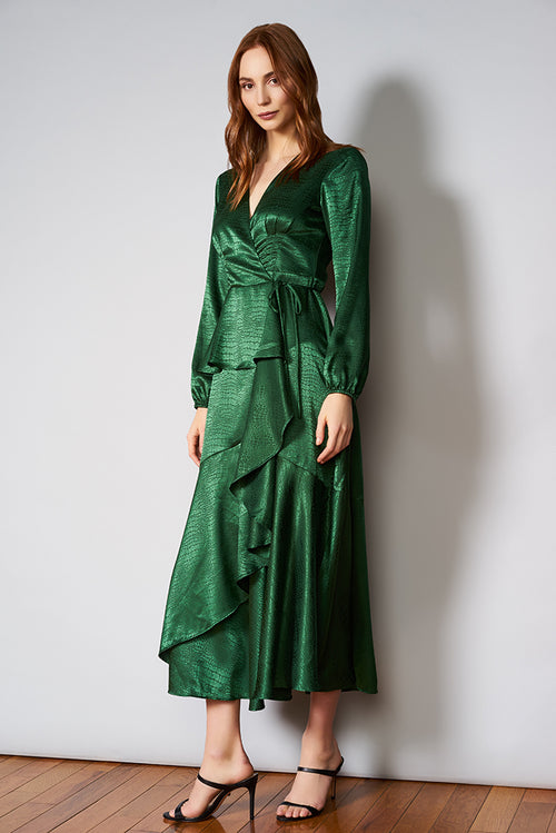 hutch green birdie gown