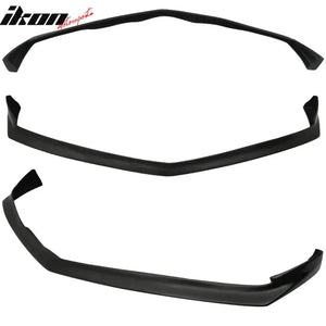 Ikon Motorsports 2011-2014 Dodge Charger RT SXT SE V2 Style Front Bumper Lip Spoiler PU - 797 Performance, LLC