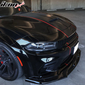 Ikon Motorsports 2020-2023 Dodge Charger Widebody V5 PP Front Bumper Lip - 797 Performance, LLC