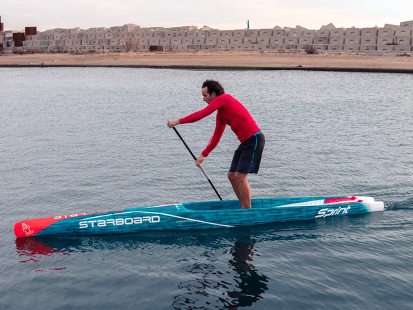 RaceMaster SUP rail saver being used in Barcelona