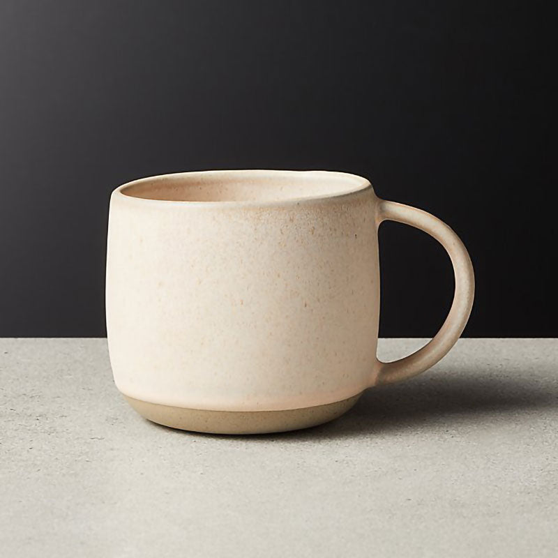 natural stoneware mug