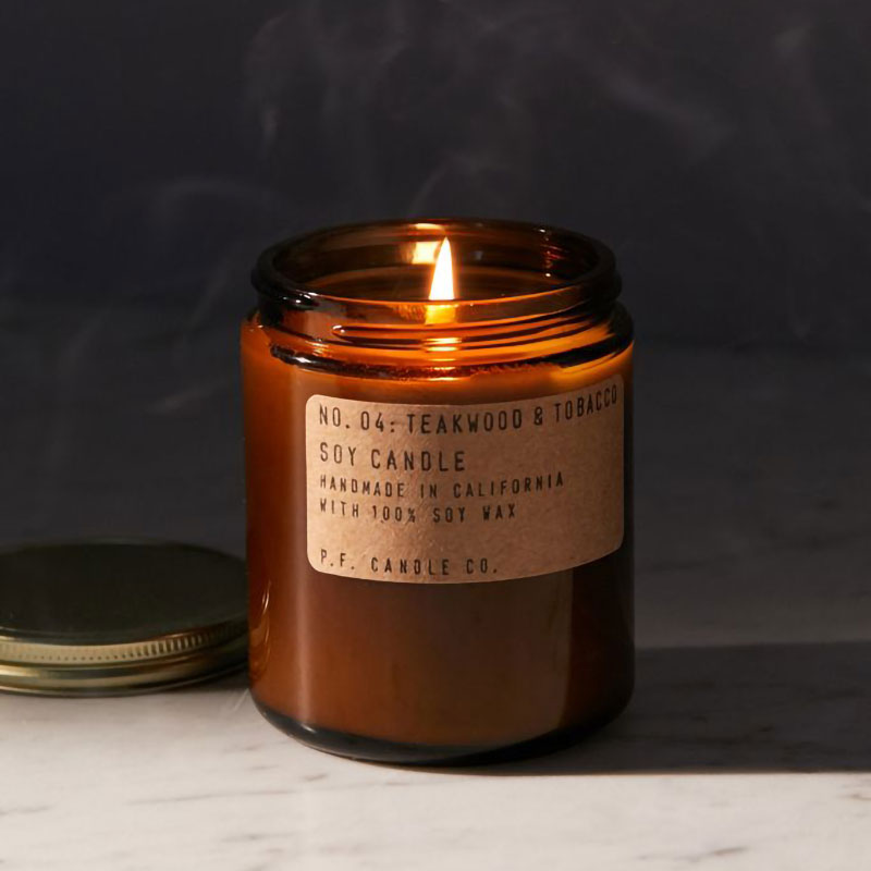 fall soy candle