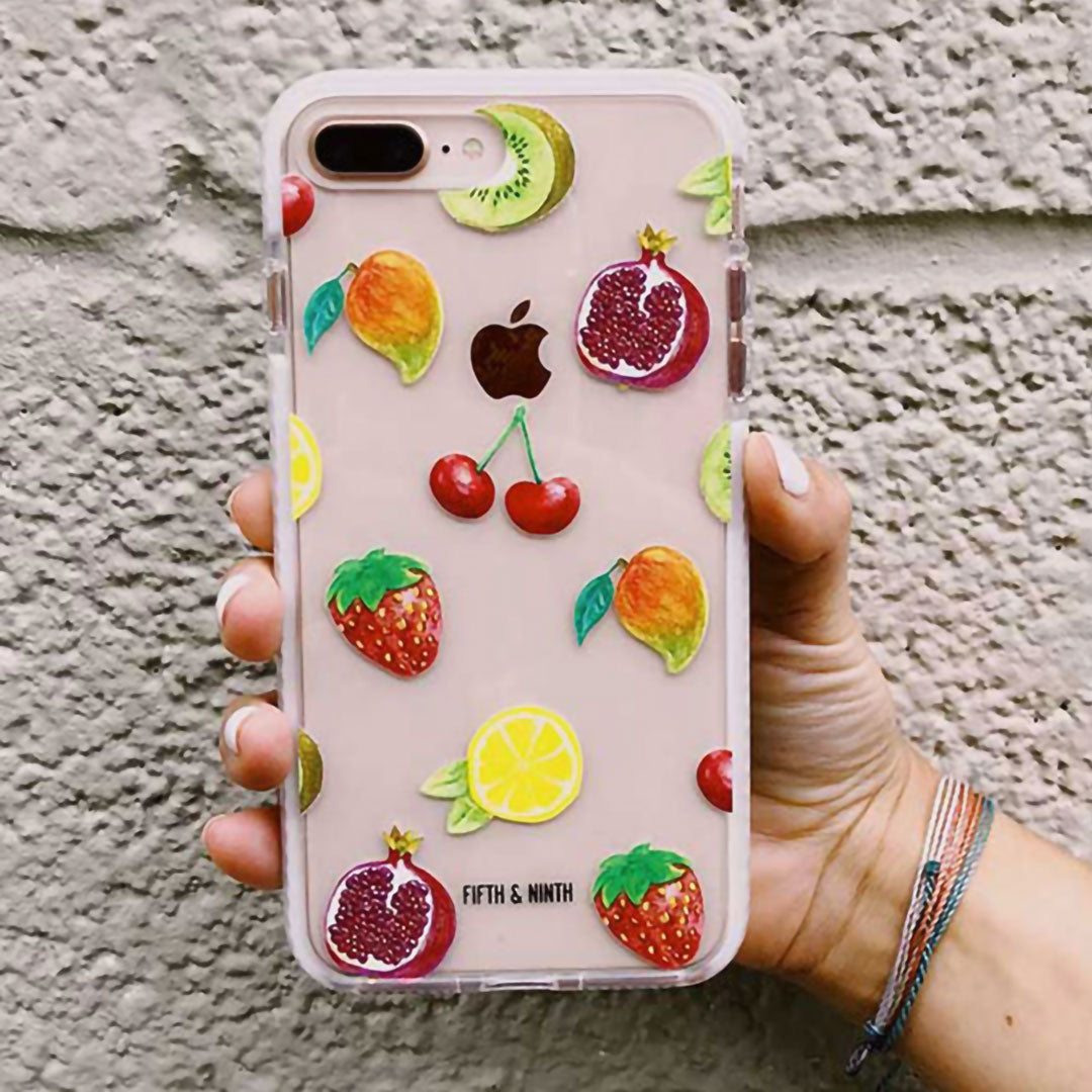 watercolor fruit iPhone case for summer