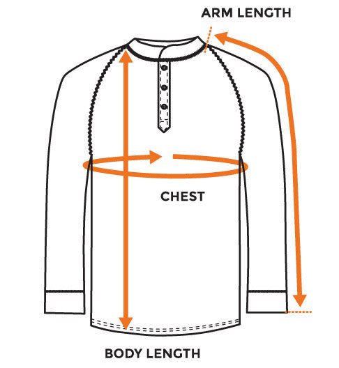 Poler Men's henley Tee Shirt ( Garments Specs ) – elo
