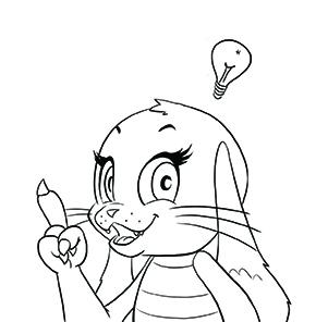 Coloring Pages Lily Rabbit Bunny Animals Mooshwalks - adopt me colouring pages roblox
