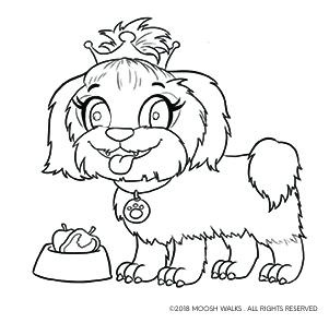 Coloring Book Unicorn Cat Puppy Bunny Moosh Walks Mooshwalks - roblox adopt me coloring pages panda