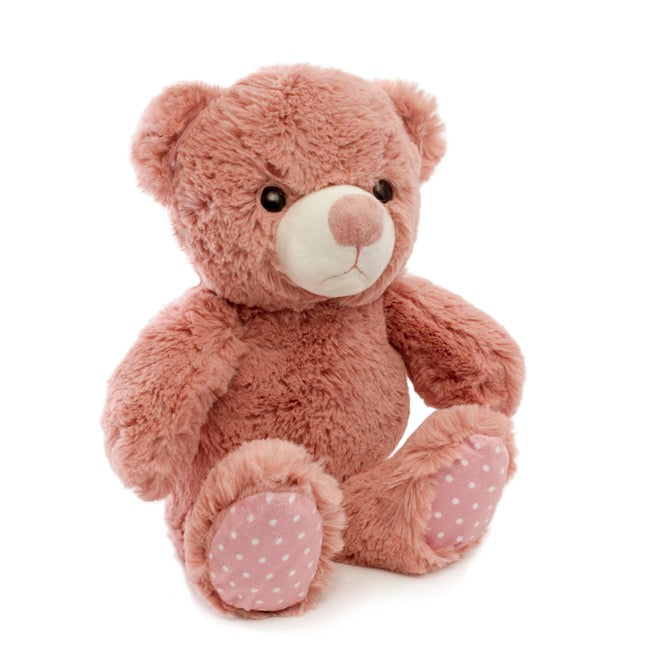 pink fluffy teddy