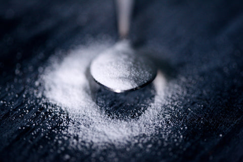 9 gallons of water are used to make a teaspoon of sugar.