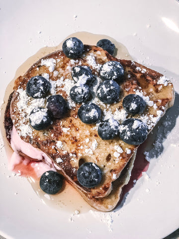 blueberry stuffed french toast