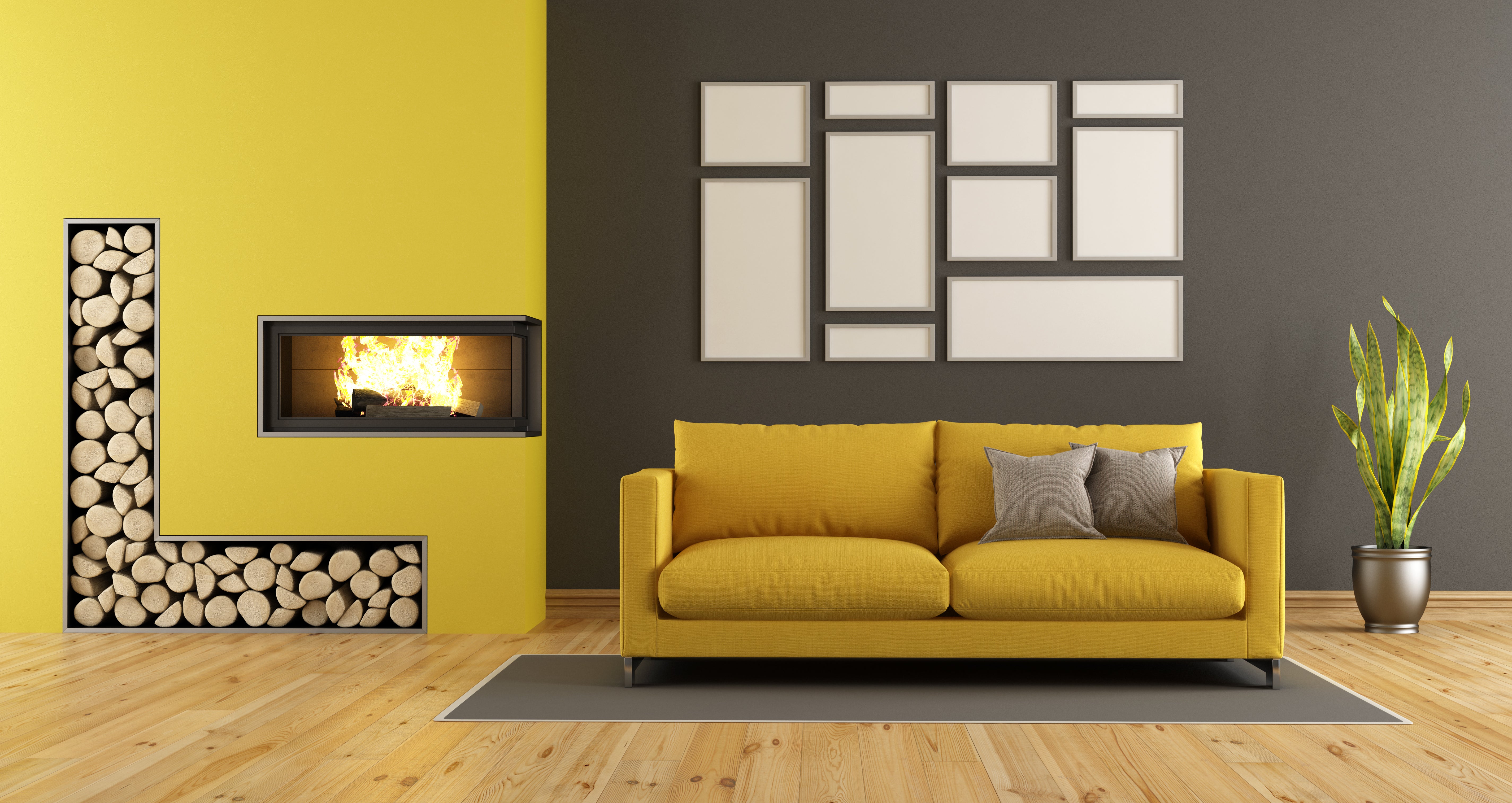 Las mejores ideas de Pinterest para decorar la pared de detrás del sofá