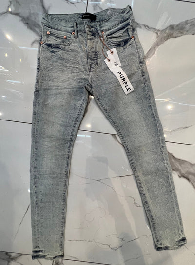 Purple Brand Allure-jacquard monogram denim jeans - ShopStyle