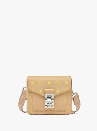 MCM Bag - Zip Pouch Splash Logo Leather - Beige - MYZCSSX01I6001