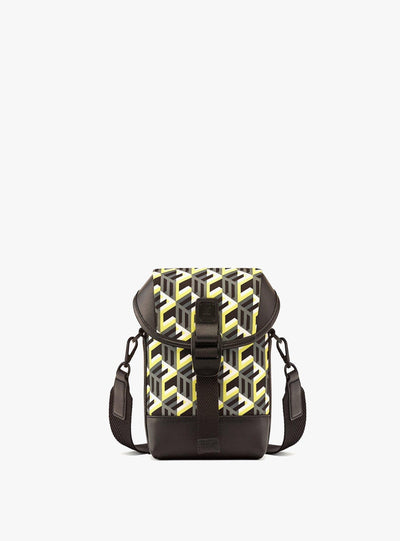 MCM Cubic Logo Nylon Backpack - Yellow Backpacks, Bags - W3048839