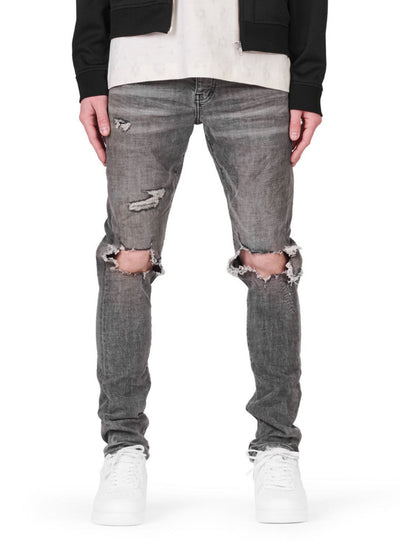 Purple-Brand Jeans - Grey Four Pocket Destroy W Silicone Outline - P00 –  Dabbous