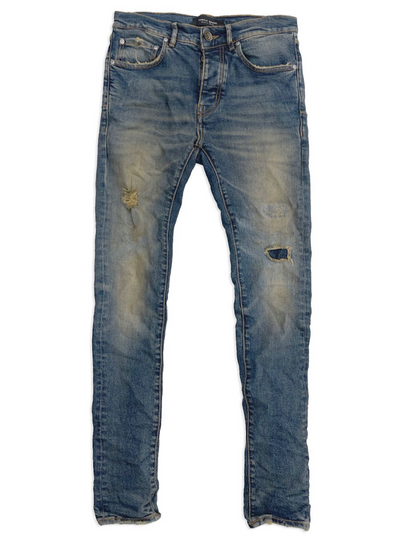 Purple-Brand Jeans - Ripped Brown Spots Limited Edition - Dark