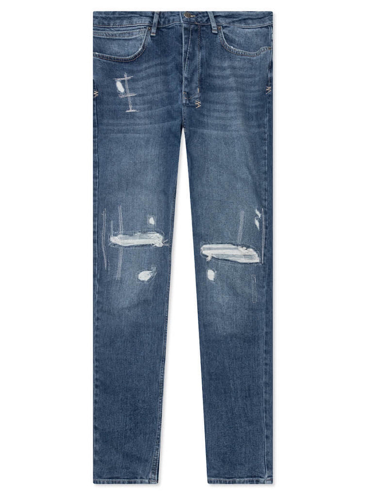 Ksubi Jeans - Van Winkle Ol Town Trashed - Blue - 5000006126 – Dabbous