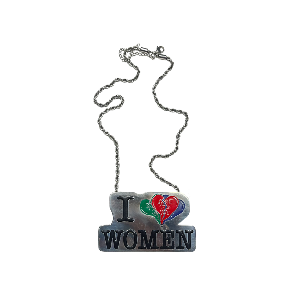 D'Or Emotional Garments® - Stainless Steel "I Love Women" Chain