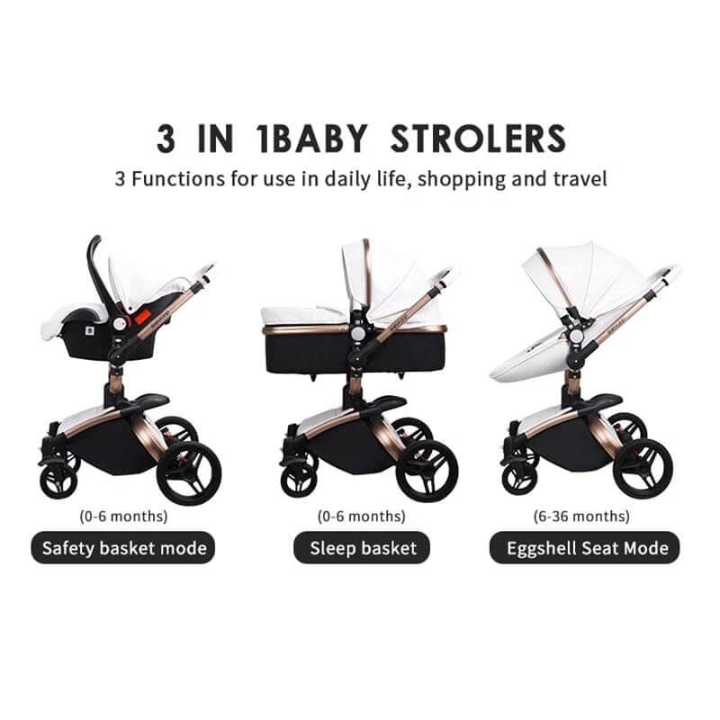 baby 3 in 1 prams