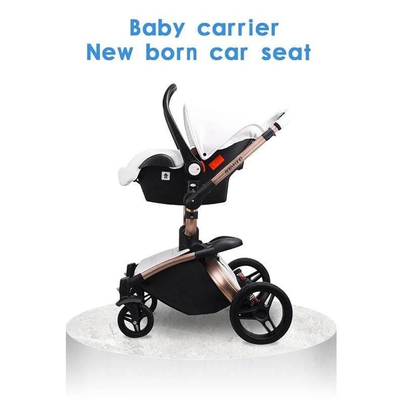 luxury car seat and stroller combo