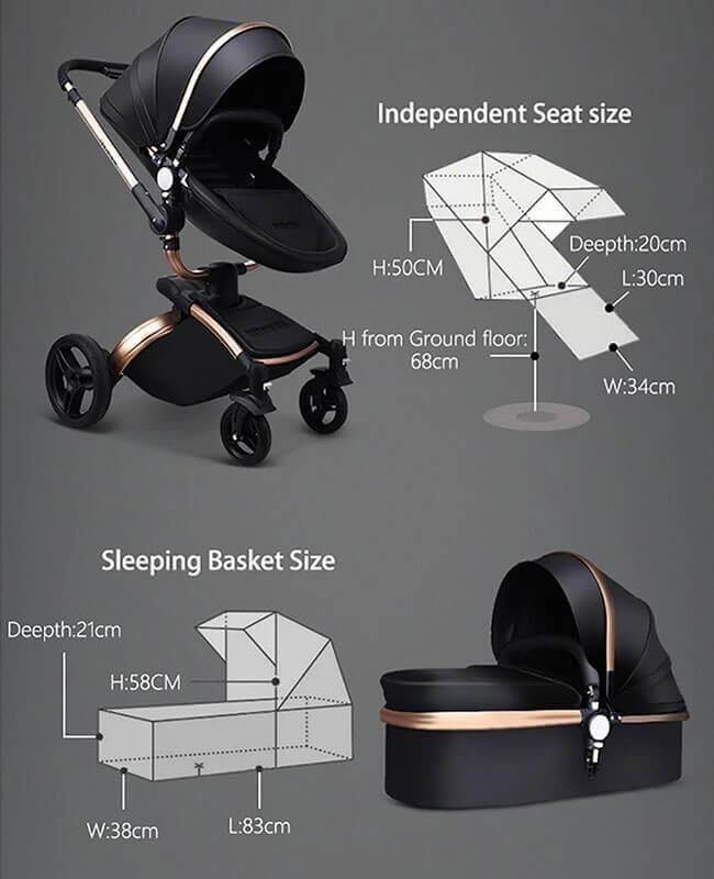 luxury 3 in 1 travel system