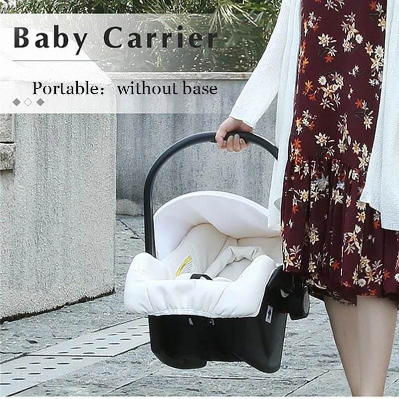 white leather travel system