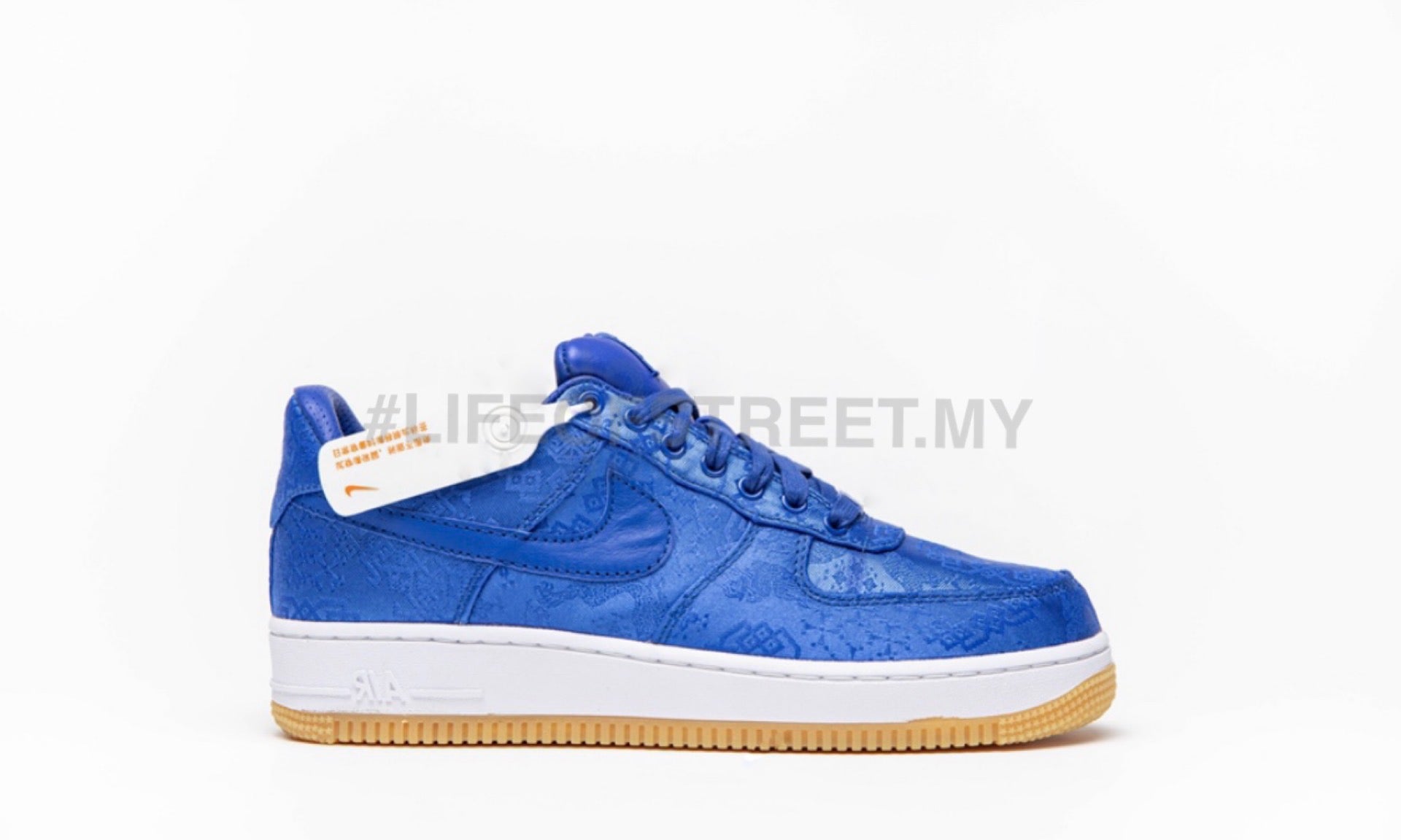 air force 1 clot blue silk