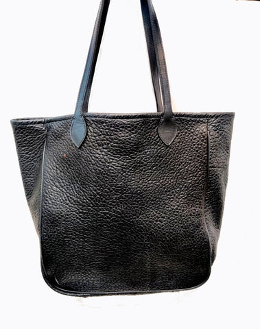 3514 black large American Bison tote