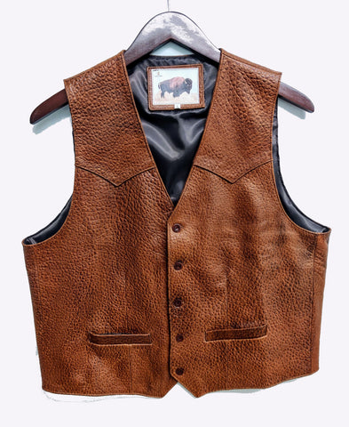 Western Vest American Bison - Cinnamon