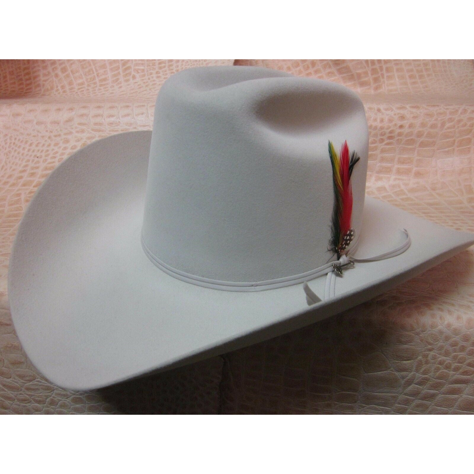 Rancher Gris Castor Piel Fieltro Occidental Sombrero de Vaquero | eBay