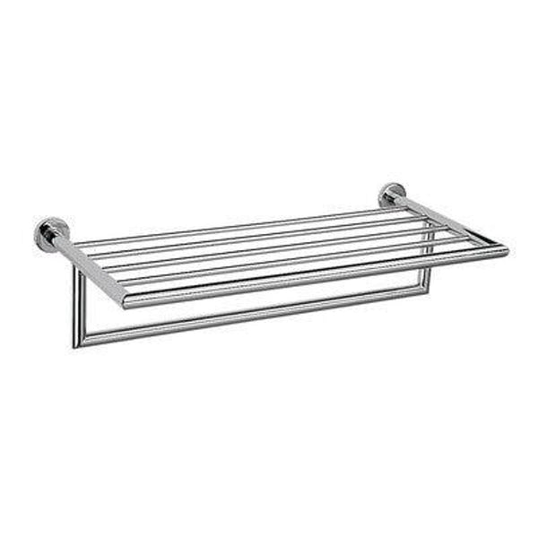 STREAMLINE PLAZA TOWEL RACK C/W RAIL CHROME PZ40C - Burdens Plumbing