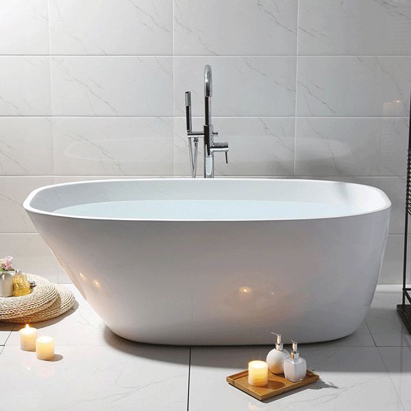 Fienza Athenia Acrylic Freestanding Bath 1700mm - Burdens Plumbing