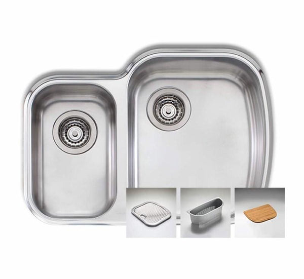 Oliveri Monet 1 & 1/2 L/H Bowl Undermount Sink - Burdens Plumbing