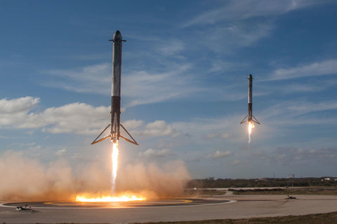 Beyond Burials - SpaceX Booster Landing