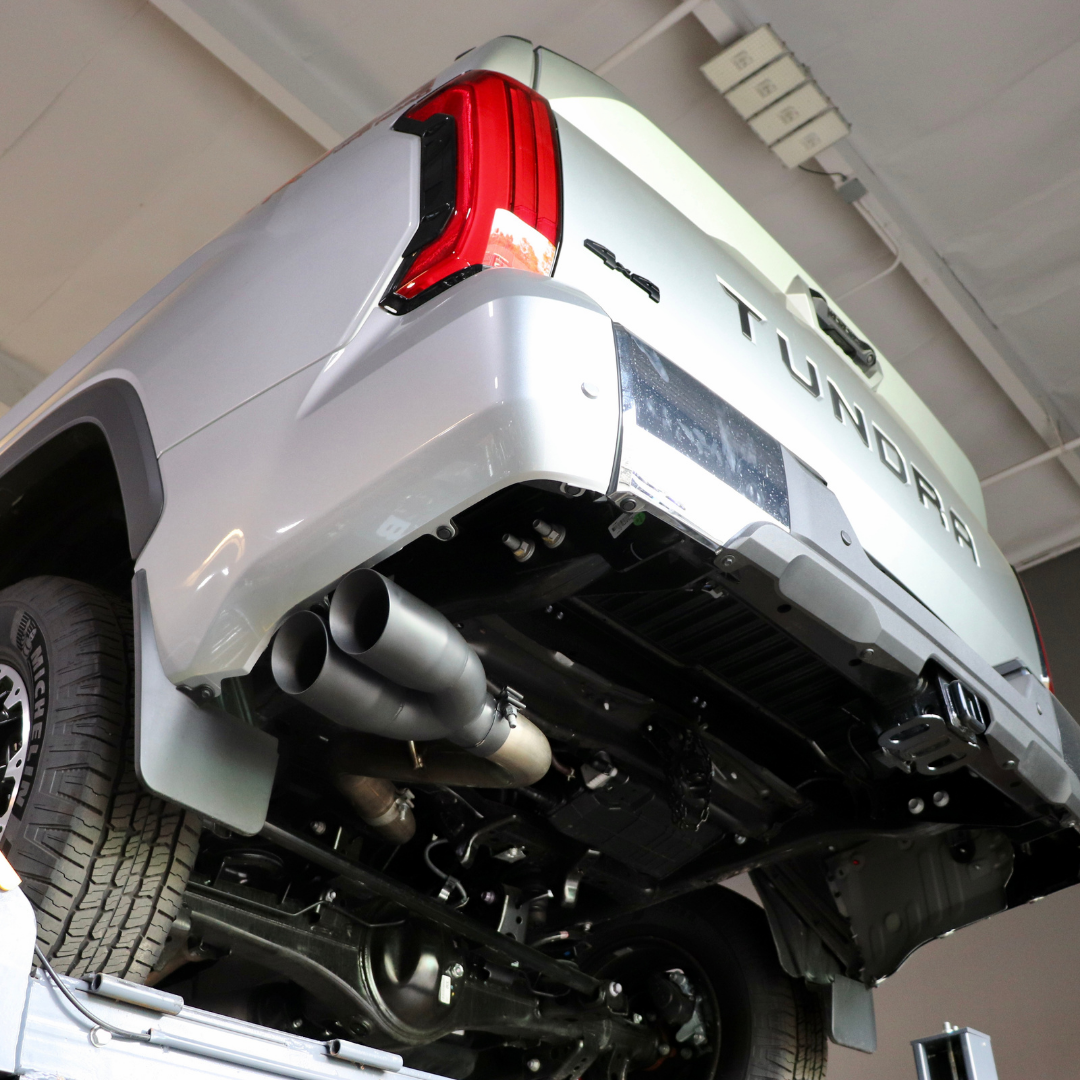 2022 Toyota Tundra CatBack Exhaust System Ceramic Black 4.0” Dual Tip