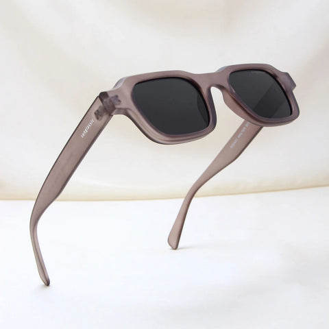 Walter Grey Black Square Sunglasses - Stylish and Protective Eyewear