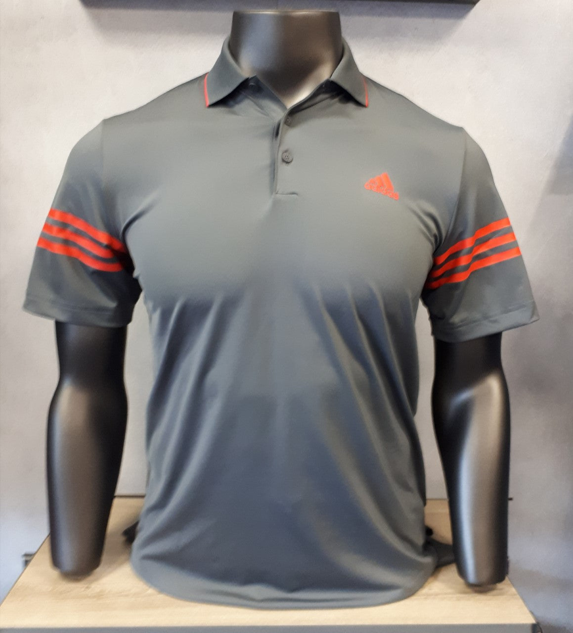 adidas golf ultimate blocked polo shirt