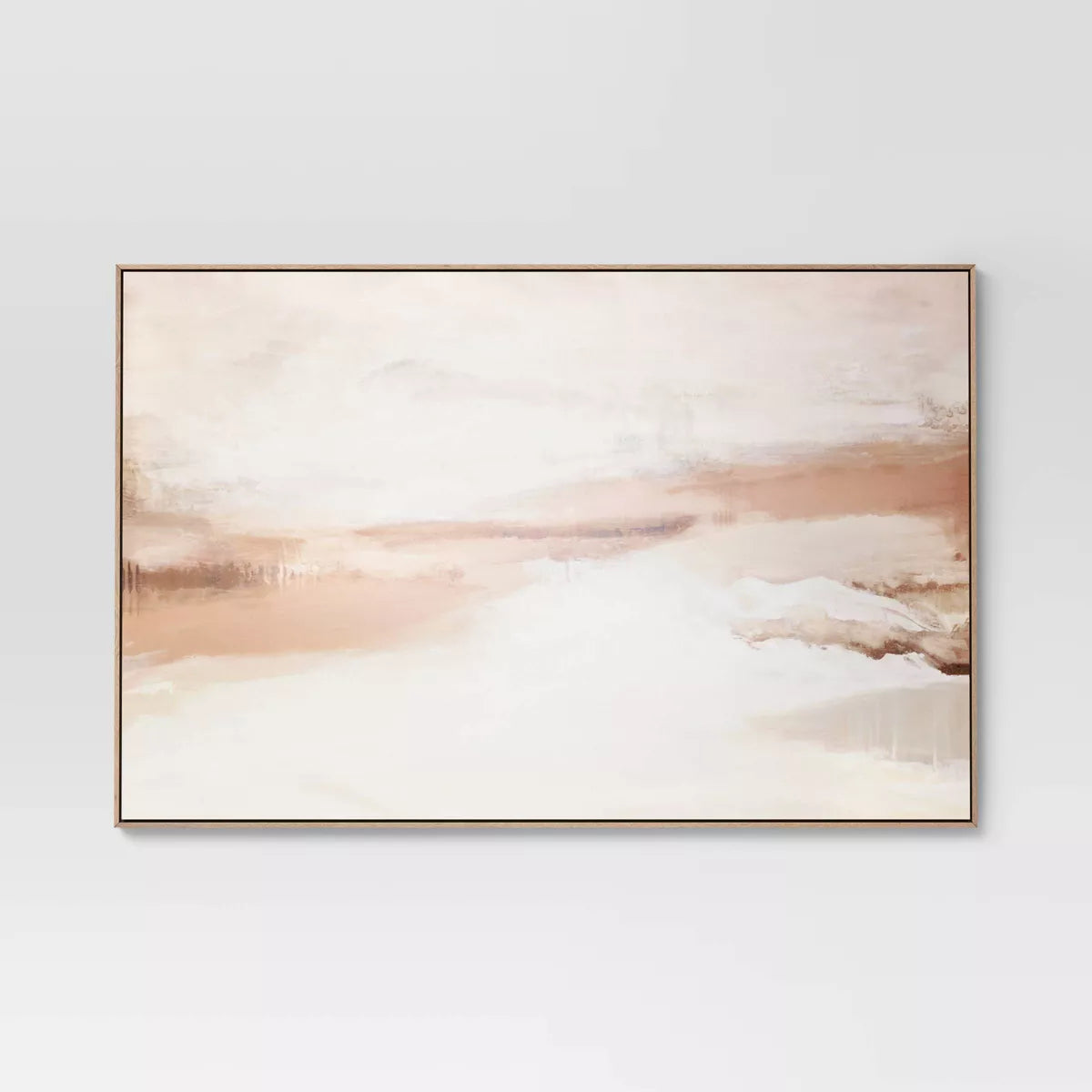 58" x 38" Abstract Horizon Framed Wall Canvas - Threshold designed with Studio McGee