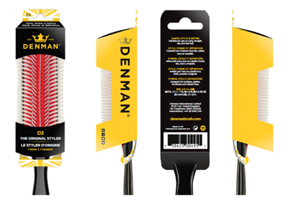 Denman D3 Original Styler - New 100% Recyclable Packaging