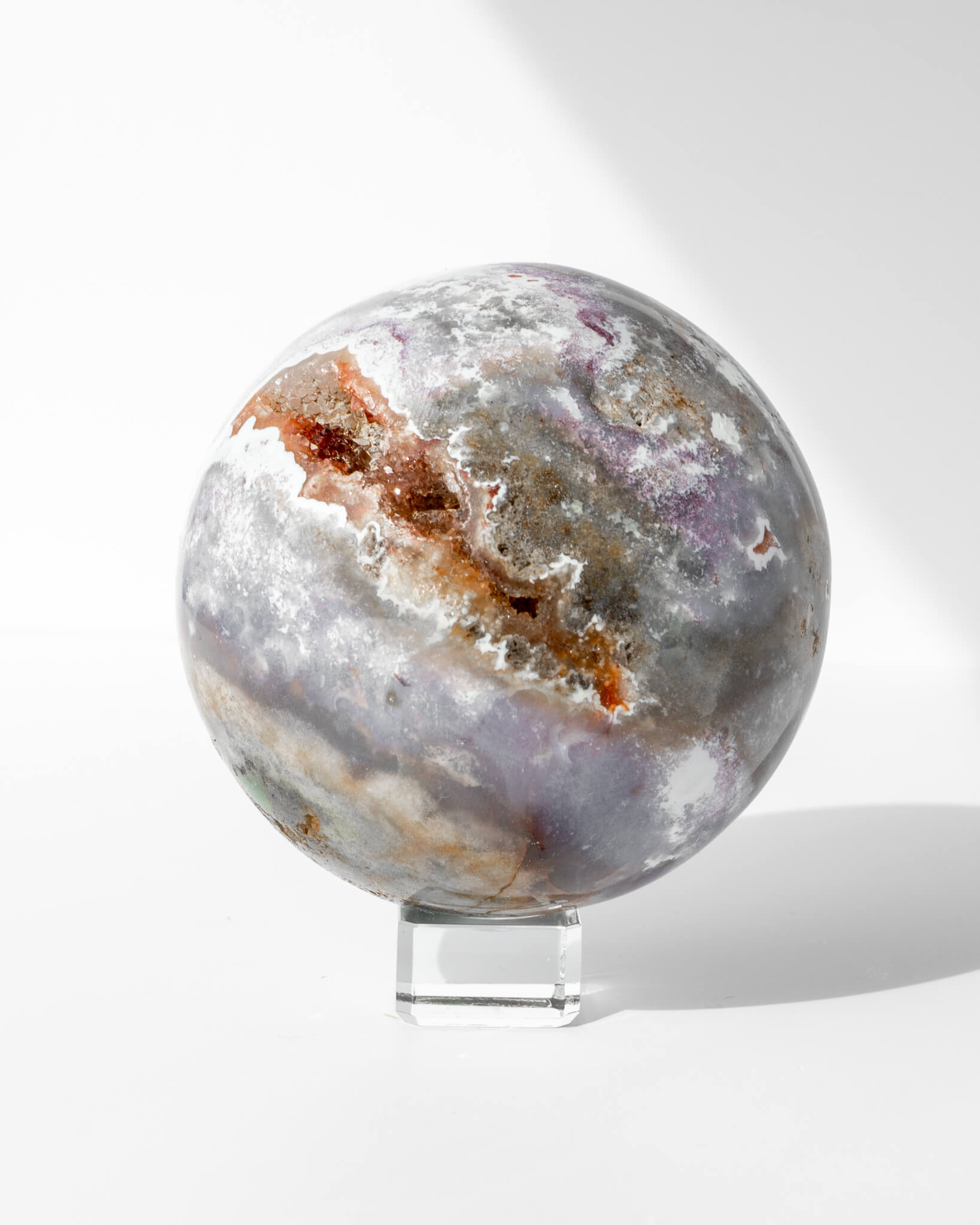 Himalayan Green Jasper Sphere – Earth Gems Ltd