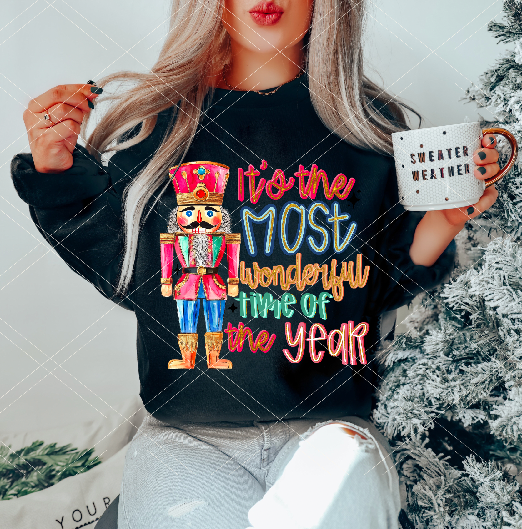 Nutcracker It's the Most Wonderful Time of the Year COMPLETED SWEATSHIRT