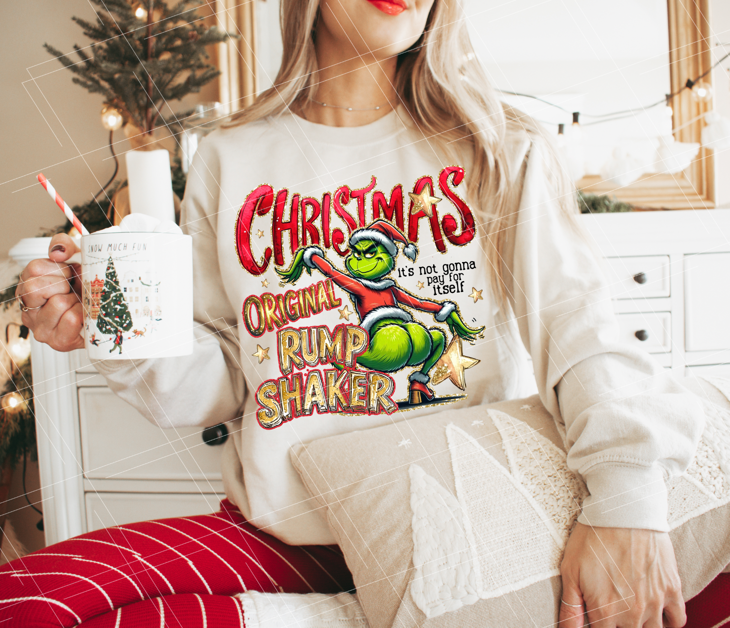 Grinchy Original Rump Shaker COMPLETED SWEATSHIRT
