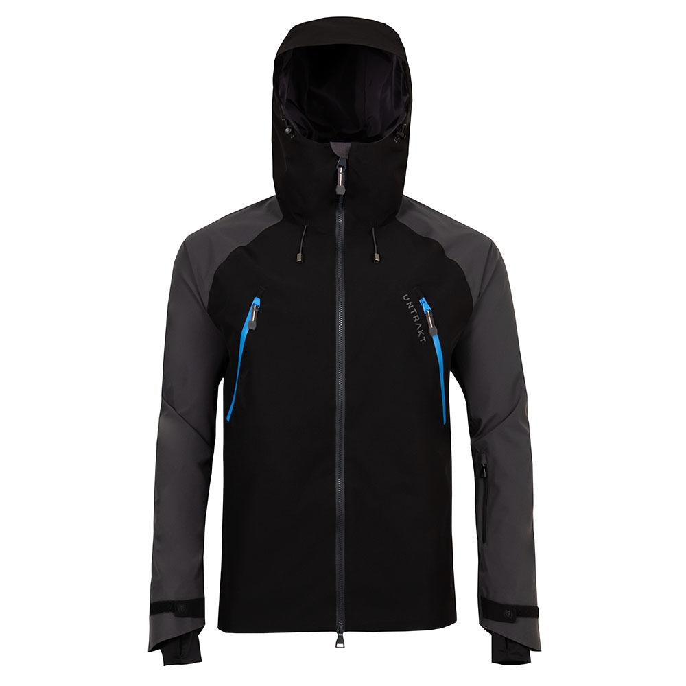 Untrakt | Mens Feldspar 2L Shell Ski Jacket (Black/Granite)