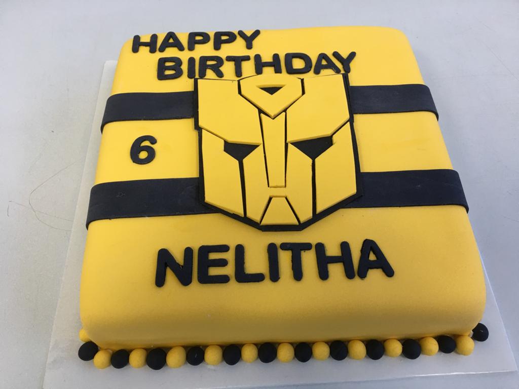 Transformers Birthday Cake By Yalu Yalu