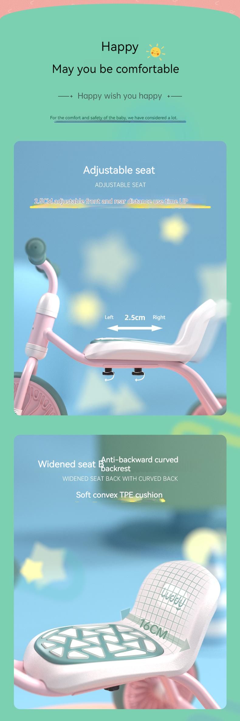 Kids tricycle With Soft Seat In Msbaby Online Shop