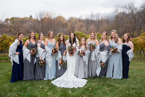 Bridal party photography